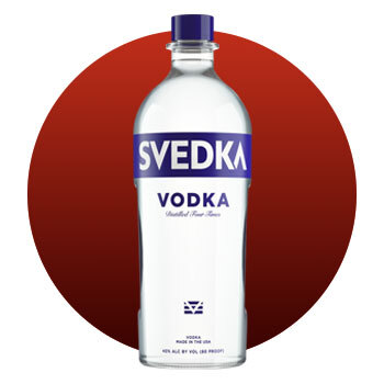 Image of Svedka Vodka 1.75L bottom.