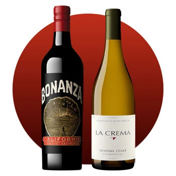 Image of Bonanza and La Mercam bottles.