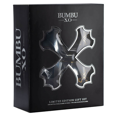 Bumbu XO Rum with Rock Glasses