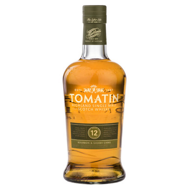 Tomatin Highland Single Malt 12 Year Scotch