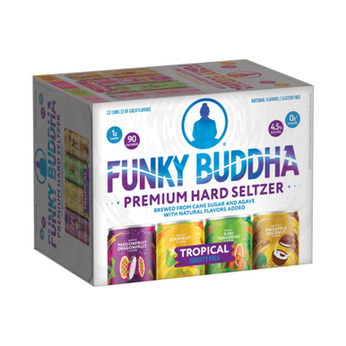 Funky Buddha Hard Seltzer Tropical Variety