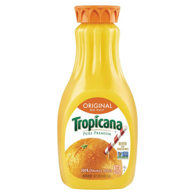 Tropicana Orange Juice with No Pulp