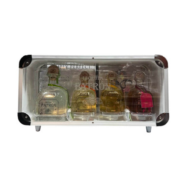 Patron Silver Tequila Combo with One 375ml each of Reposado, Anejo