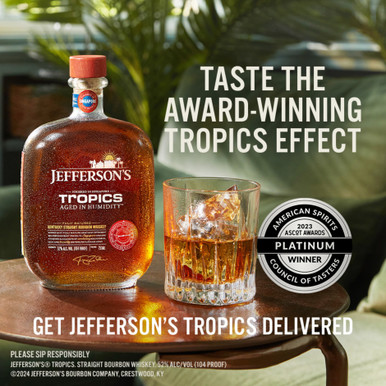Jefferson's Tropics Singapore Straight Kentucky Bourbon Whiskey