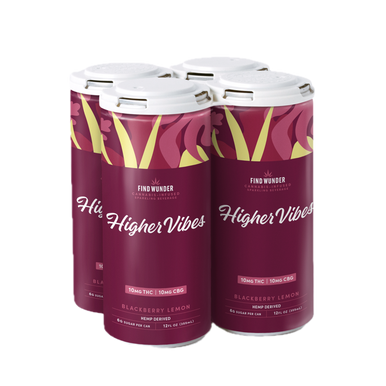 Find Wunder Higher Vibes D9 THC 10mg Blackberry Lemon