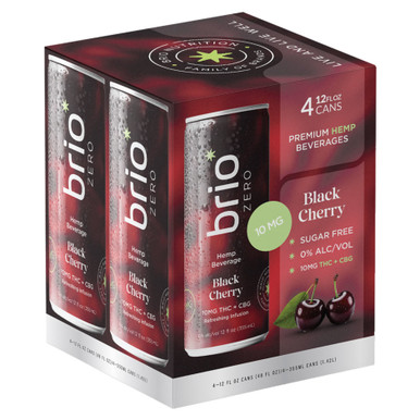 Brio Zero THC 10mg Black Cherry