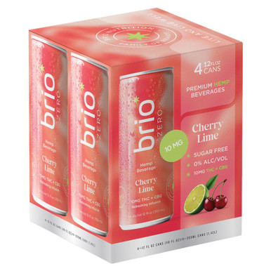 Brio Zero THC 10mg Cherry Lime