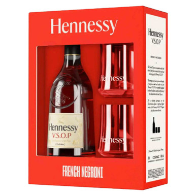 Hennessy Privilege VSOP Cognac with Glasses