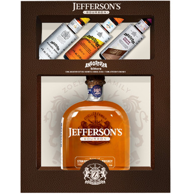 Jefferson's Bourbon Whiskey with Three Angostura Bitters Minis