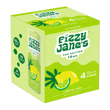 Fizzy Jane's THC 10mg Lemon Lime