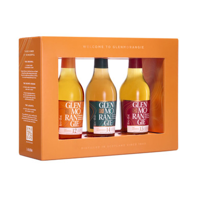 Glenmorangie Scotch Taster Pack with Three minis, One 12 Year, One