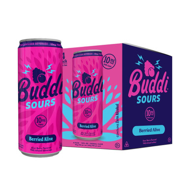 Buddi Sours D9 THC 10mg Berried Alive