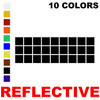 LiteMark Reflective Square Decal Pack  Color Swatch Chart