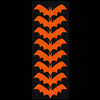 LiteMark Reflective 4 Inch Bats - orange