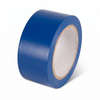 Blue economy vinyl floor marking tape single roll — 2 inch by 108 ft of royal blue PVC vinyl tape