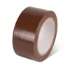 Brown economy vinyl floor marking tape single roll — 2 inch by 108 ft of chocolate brown PVC vinyl tape