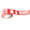 Social Distance Tape | MAINTAIN DISTANCE | 2.25 In x 55 Ft Red/White