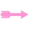 LiteMark Durable Vinyl Feather Arrows - pink