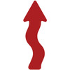 LiteMark Removable Curly Arrows - red