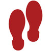 LiteMark Durable Vinyl Shoeprint - red