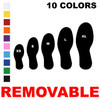 LiteMark Removable Vinyl Footprints LiteMark - color swatch chart