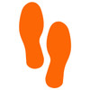 LiteMark Removable Vinyl Footprints LiteMark - Orange