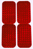 High Visibility Vehicle Reflective Sticker Rectangles DOT-SAE
