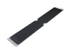 Heskins H3416 / H3409 Bolt Down Anti-Slip Plate close-up showing Coarse Safety-Grip surface and pre-drilled countersunk mounting holes — aluminum plate 4.5"x25" size shown