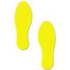 Durastripe X-treme Footprints | 30 mils Thick | Ideal for Fork Lift Areas -yellow