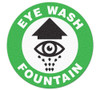 "Eye Wash Fountain" 17" Floor Marking Sign