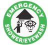 "Emergency Shower / Eye Wash" Sign  Floor Marking Sign