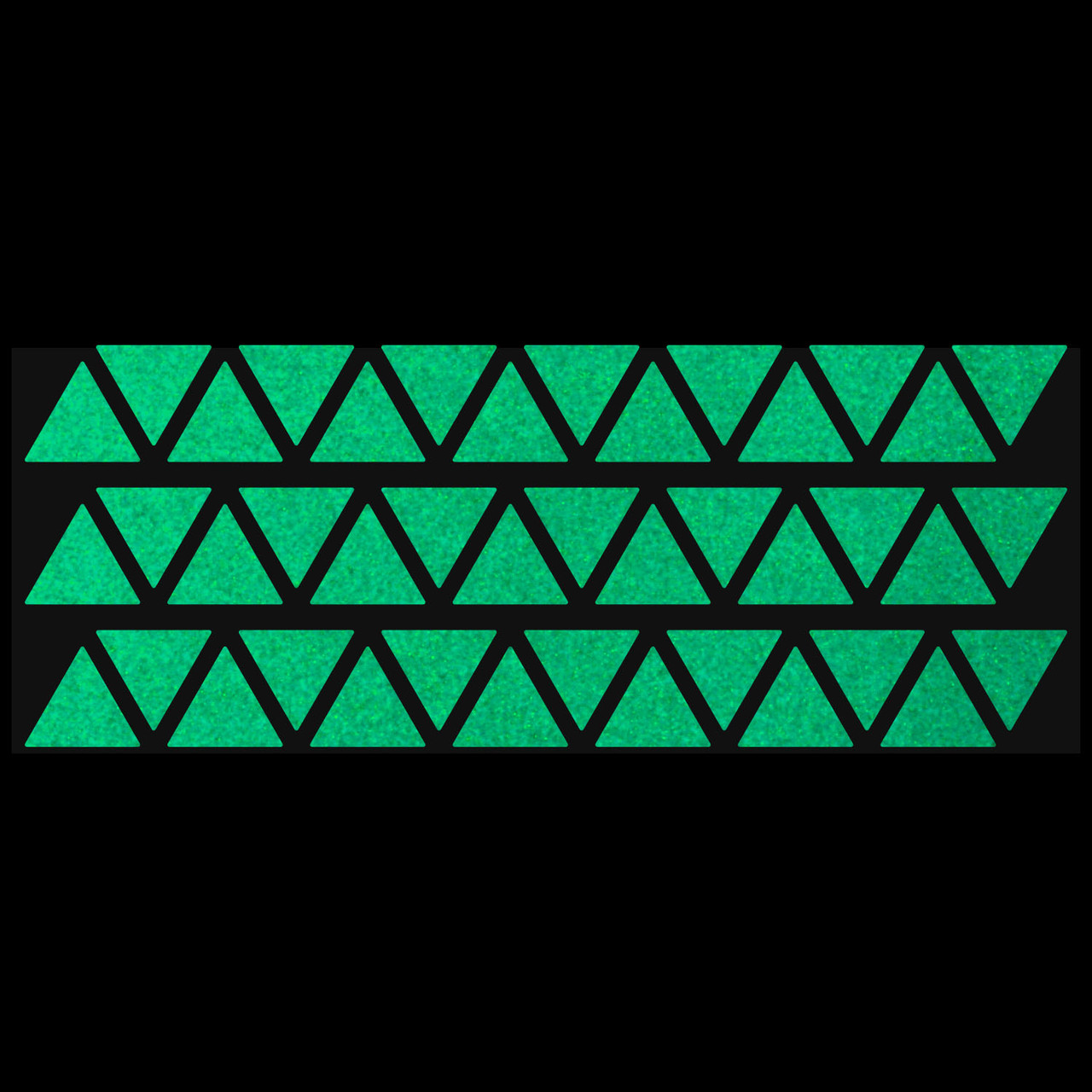 LiteMark Reflective Triangles - green