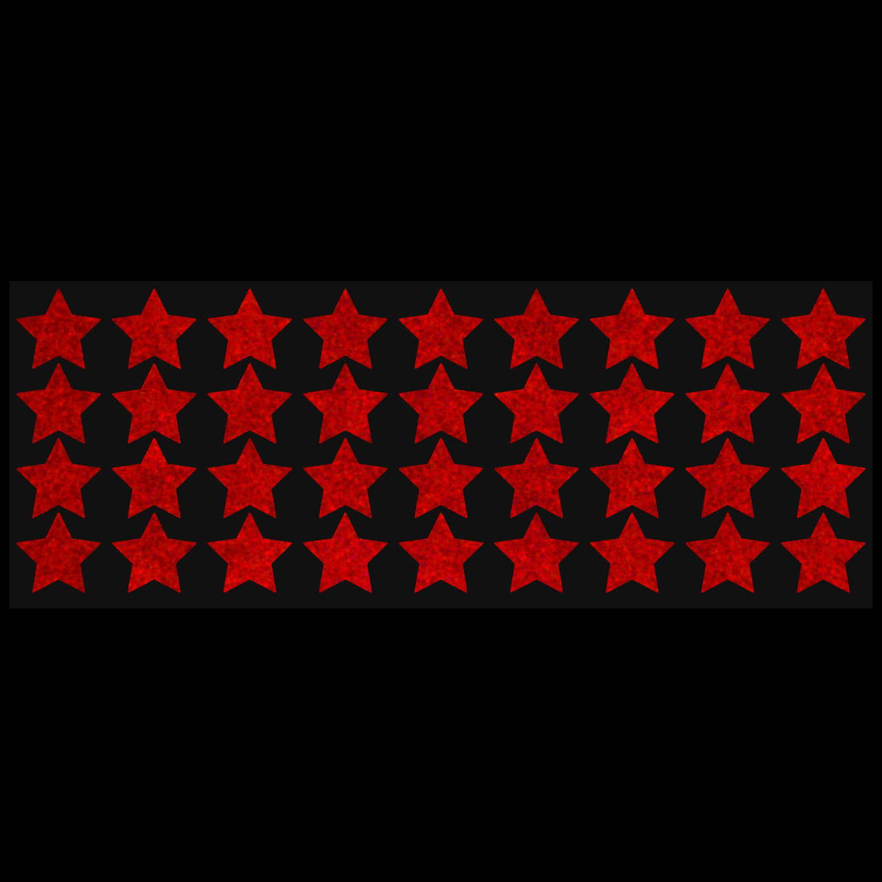 Red-Reflective Star Decal/Sticker