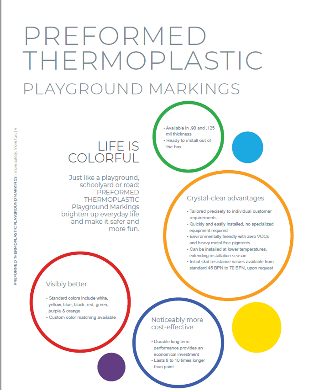 Swarco Playground Marking Brochure Life is Colorful