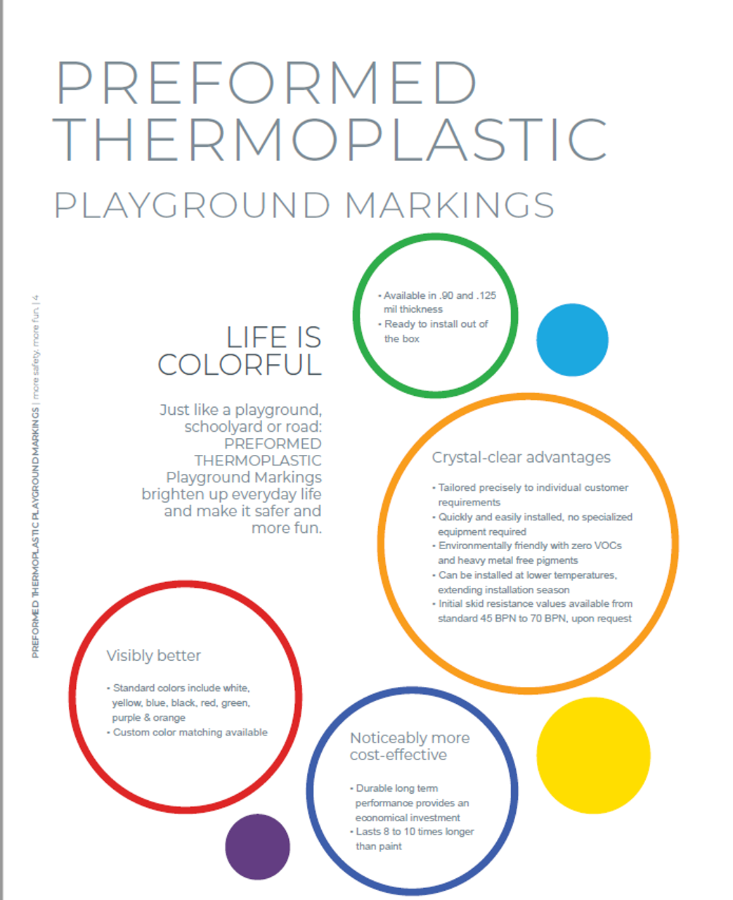 Swarco Playground Marking Brochure Life is Colorful