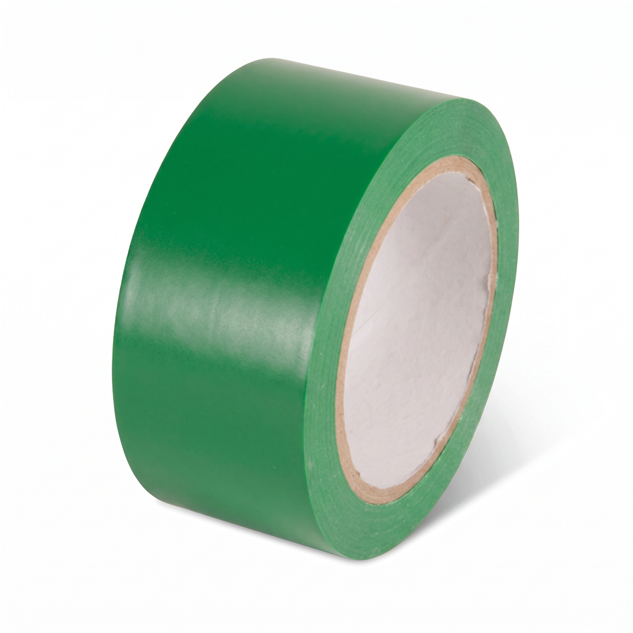 Green economy vinyl floor marking tape single roll — 2 inch by 108 ft of grass green PVC vinyl tape