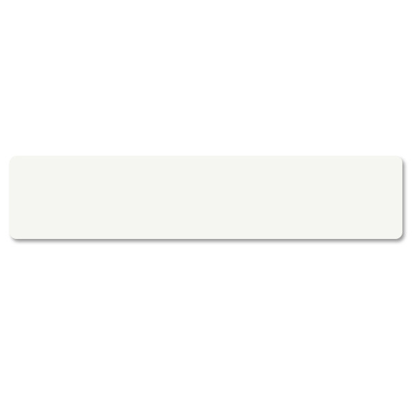 eMark Social Distancing Temporary Floor Strip Decals - 2 Inch X 20 Inch  -  white