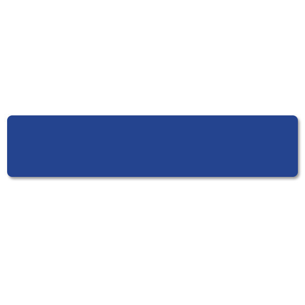 eMark Social Distancing Temporary Floor Strip Decals - 2 Inch X 20 Inch  -  blue