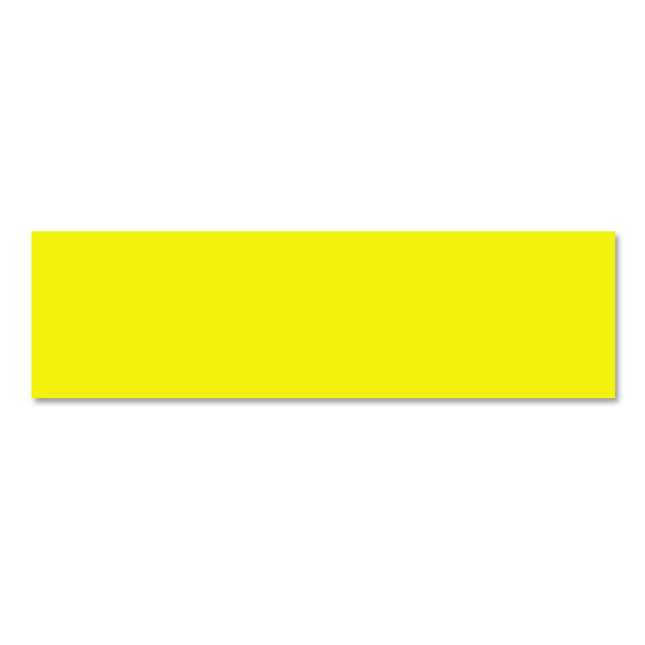 eMark Social Distancing Temporary Floor Strip Decals - 2 Inch X 20 Inch  -  yellow