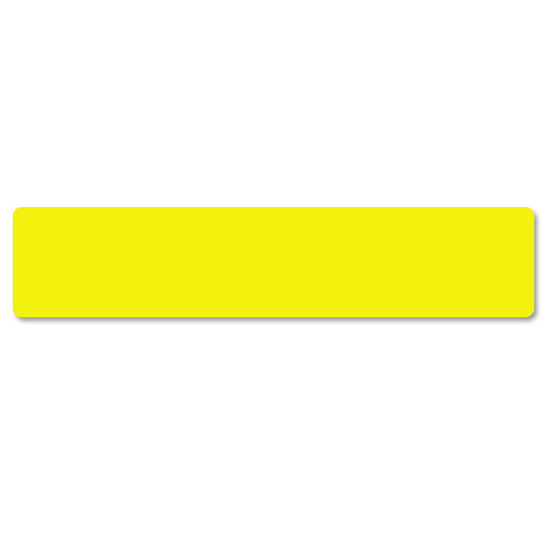 eMark Social Distancing Temporary Floor Strip Decals - 2 Inch X 20 Inch  -  yellow