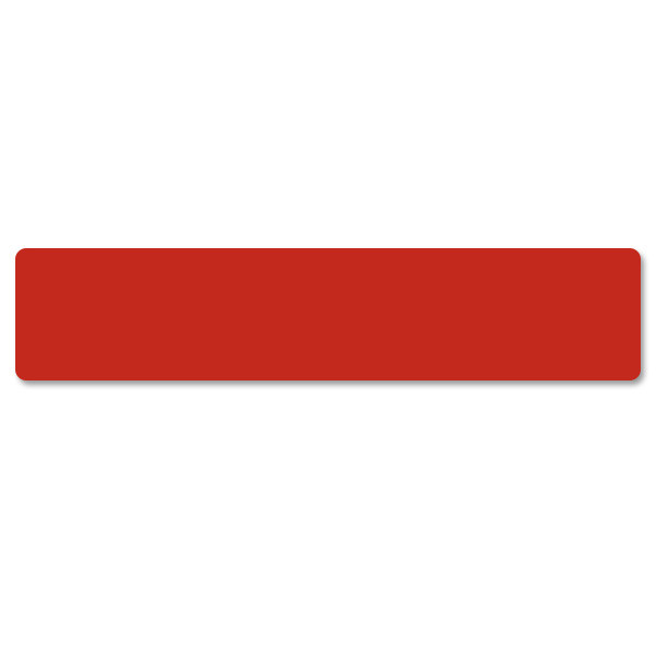 eMark Social Distancing Temporary Floor Strip Decals - 2 Inch X 20 Inch  -  red
