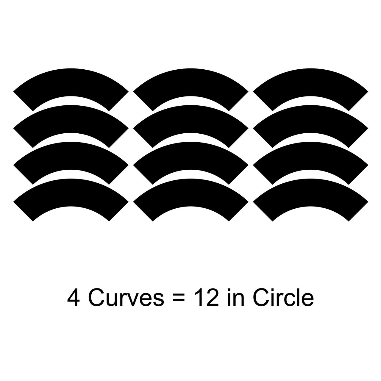 LiteMark Removable 12 Inch Circle Kits - Makes 3 Circles