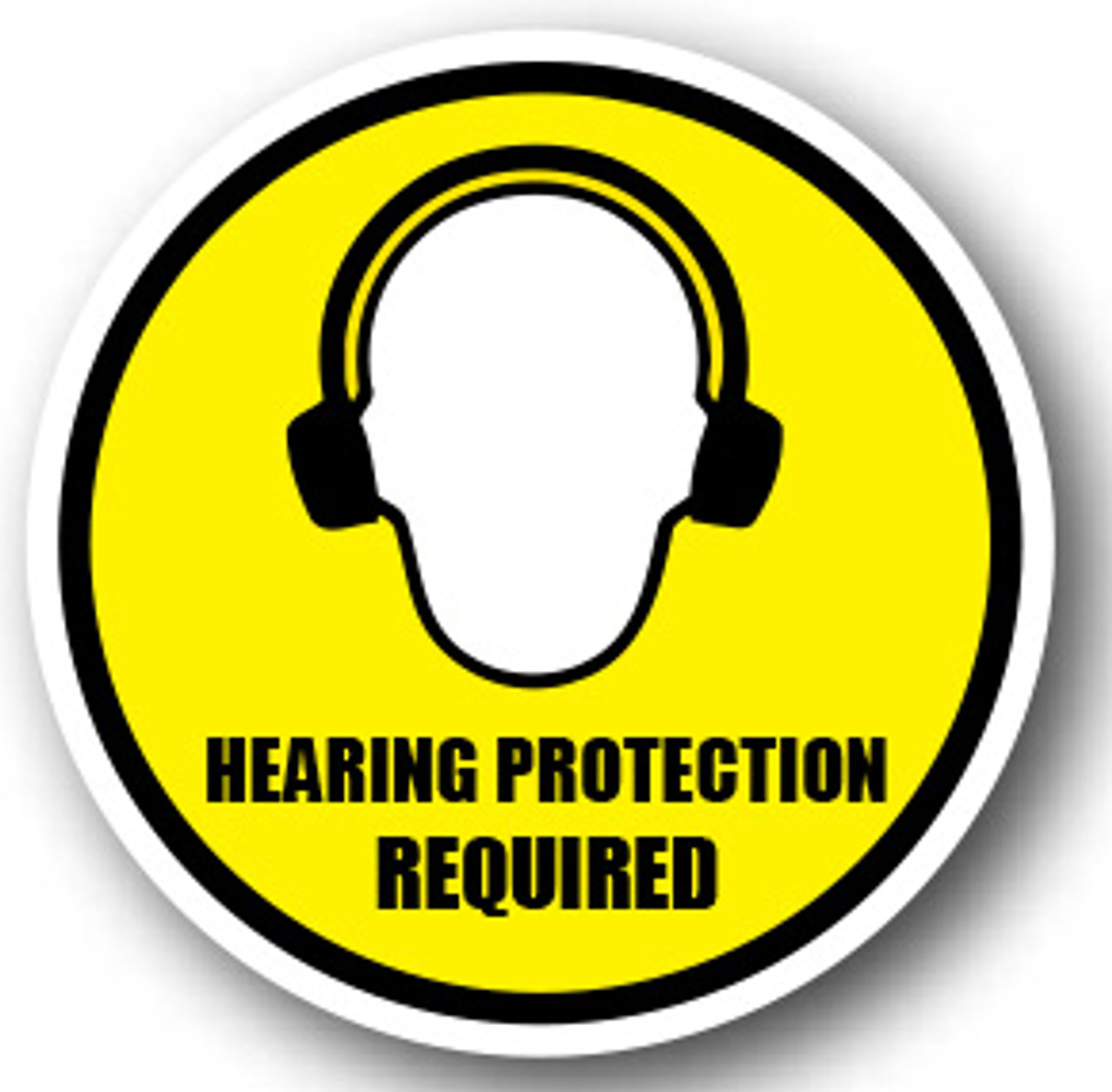 Durastripe Circular Sign - HEARING PROTECTION Required