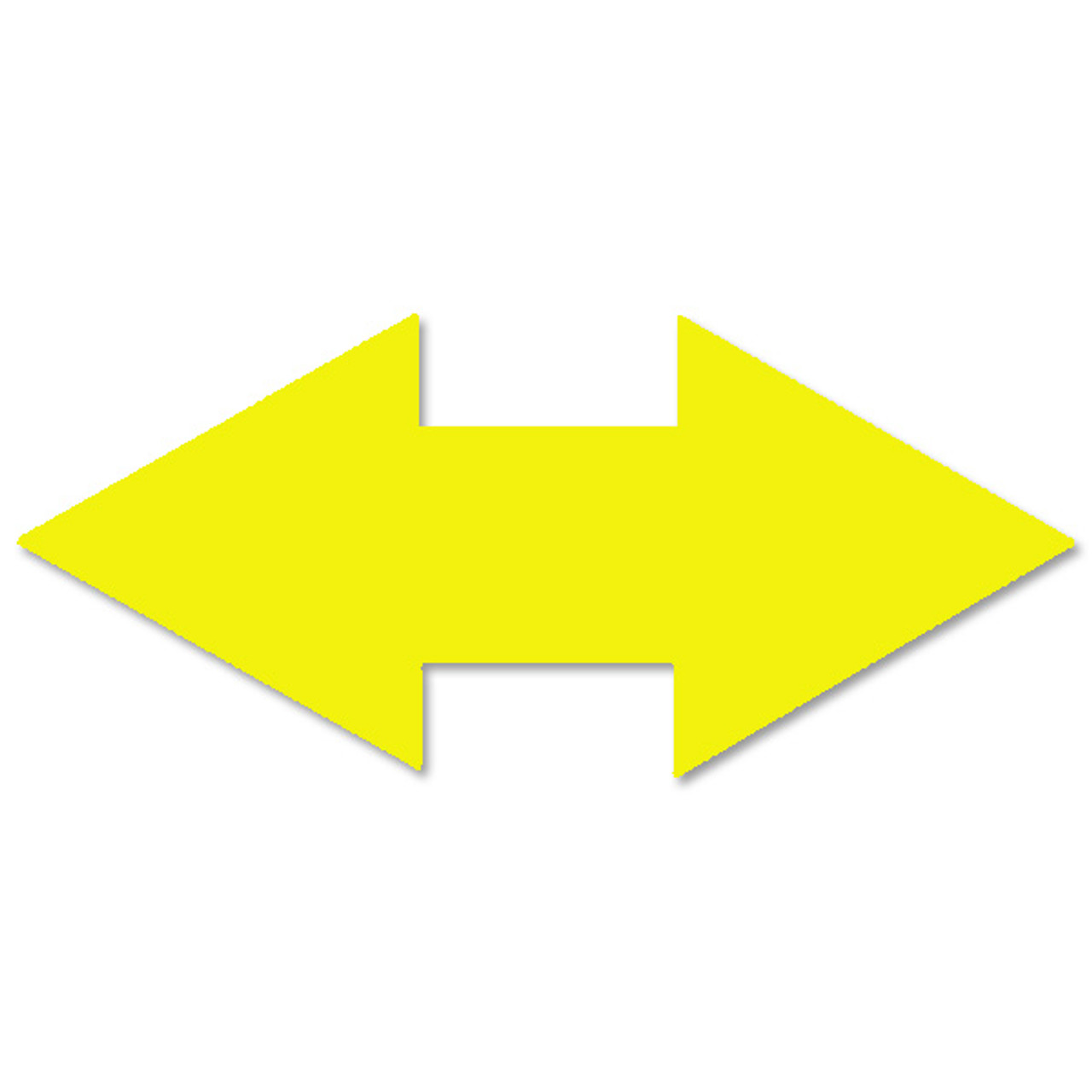 Durastripe Supreme V Floor Marking Double Arrows - yellow