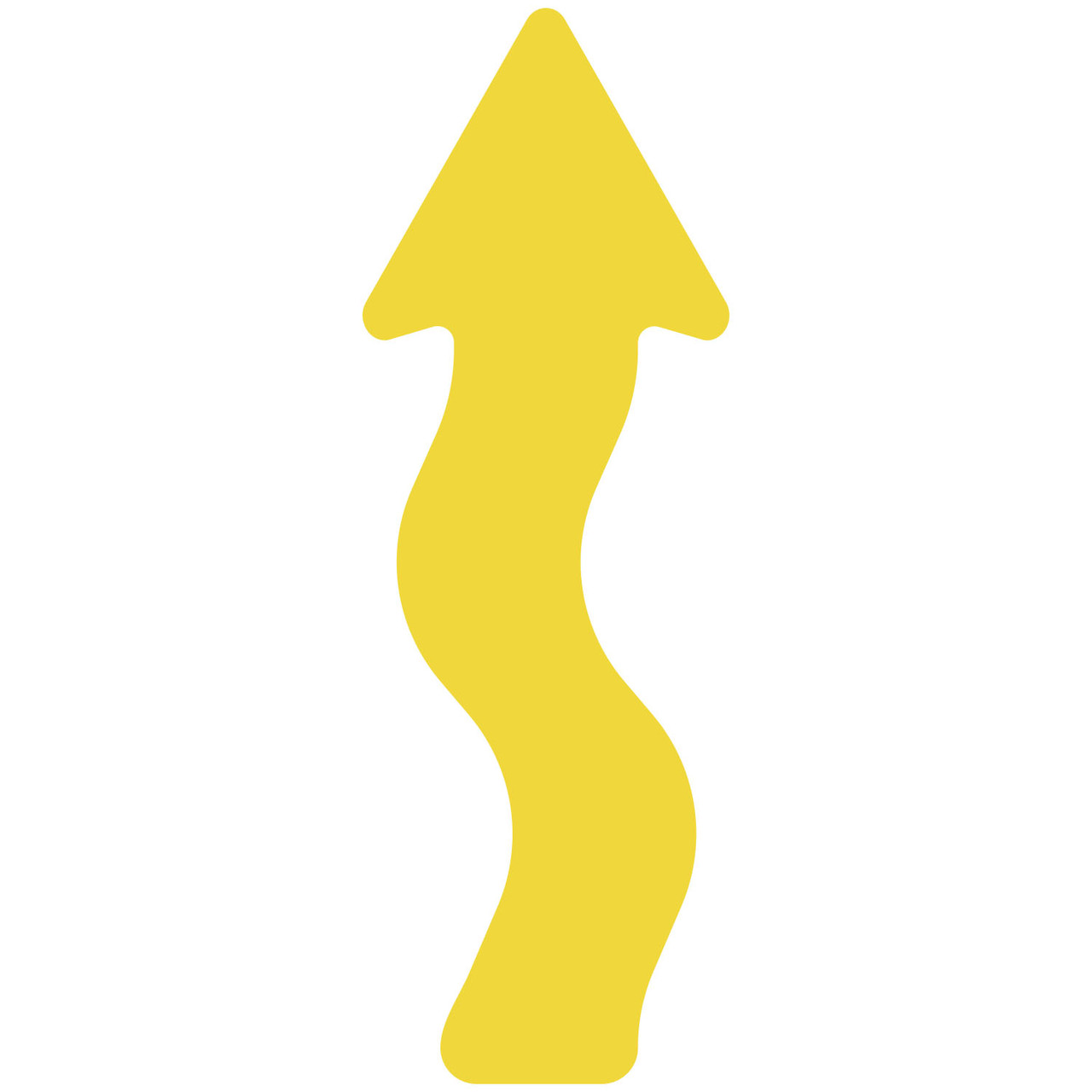 LiteMark Removable Curly Arrows - yellow