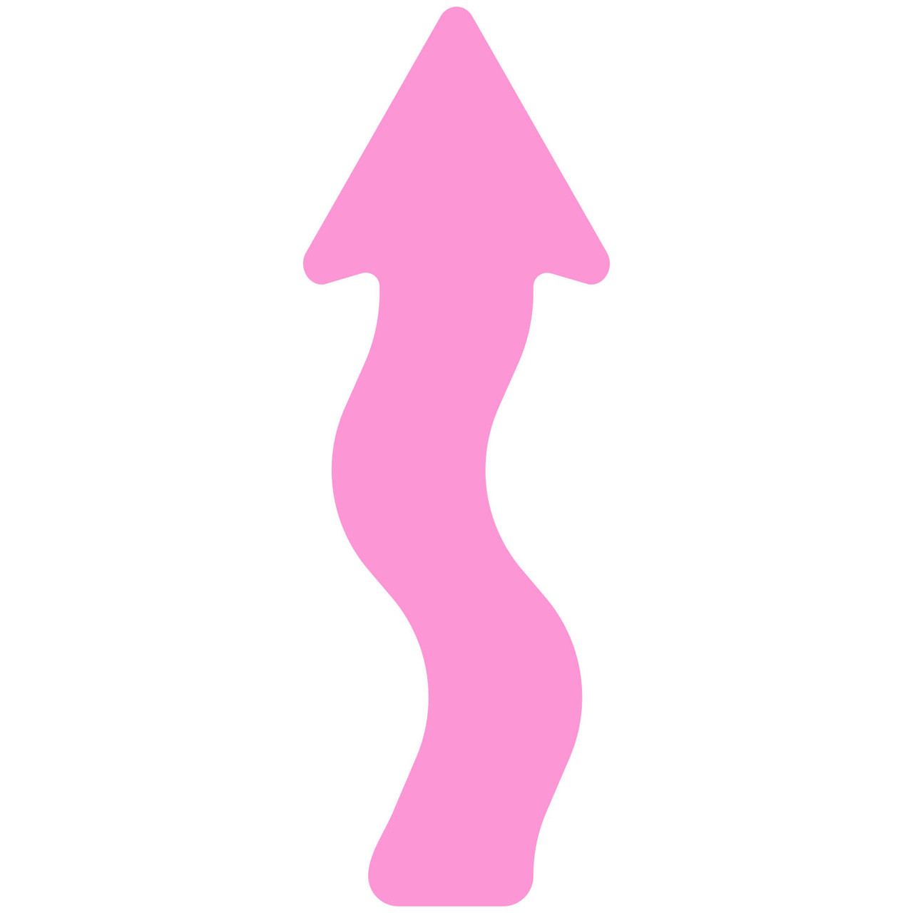 LiteMark Removable Curly Arrows - pink