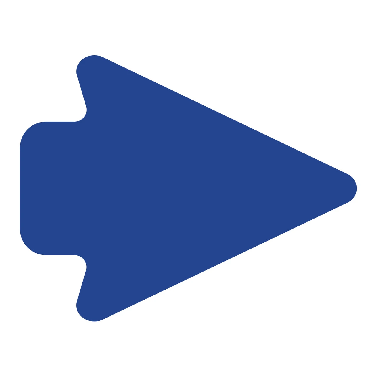 LiteMark Removable 5 Inch Arrowheads -blue
