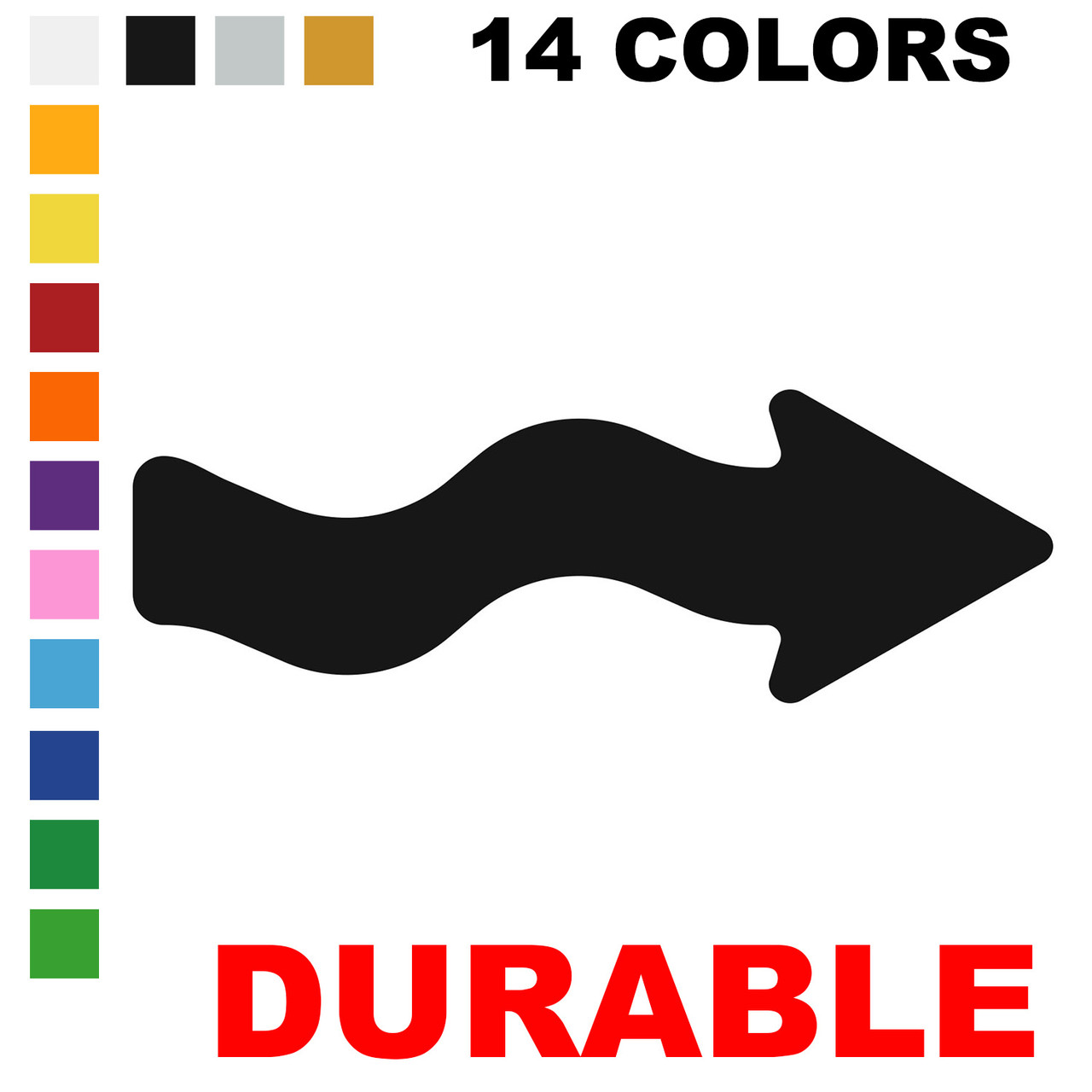 LiteMark Durable Curly Arrows | ifloortape.com