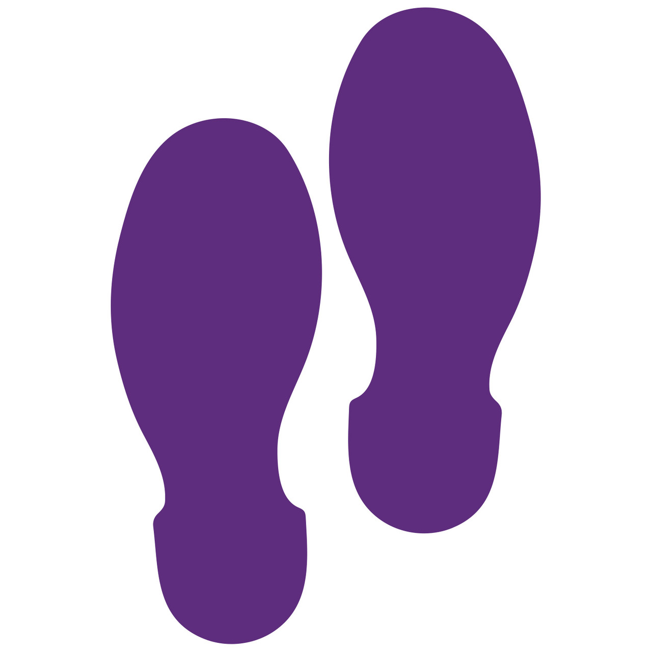 LiteMark Removable Vinyl Shoeprint - purple