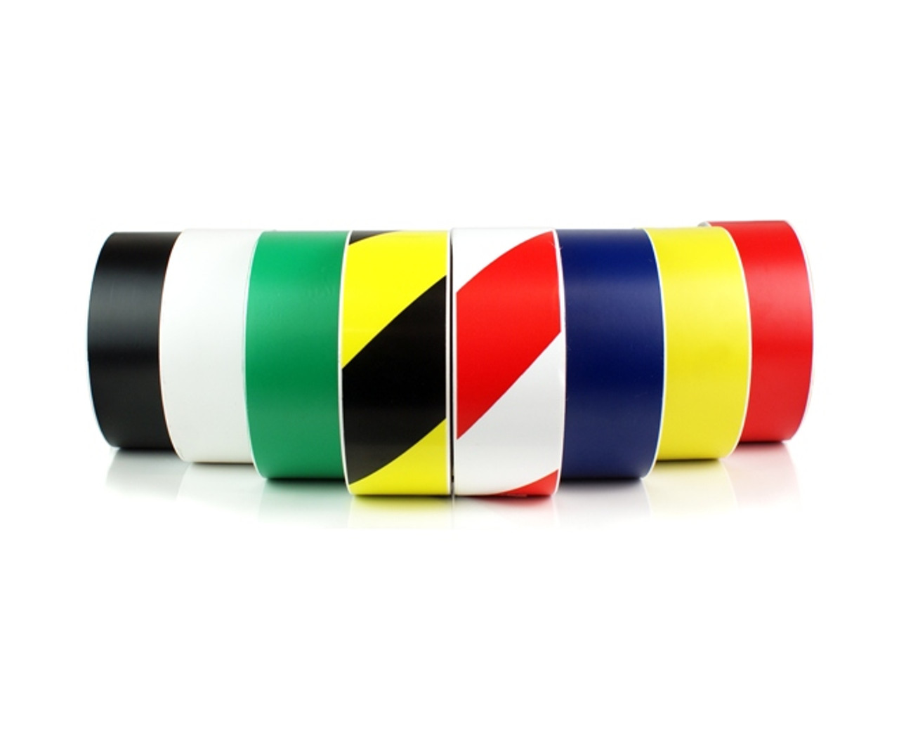 PVC Vinyl Floor Tape with Removable Backing, 2 Inch X 98 Feet